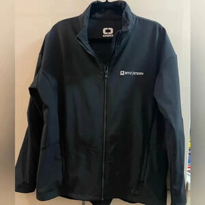 OGIO NYU STERN Windbreaker Waterproof Mens/ Women’s Jacket Black Size XL Smaller